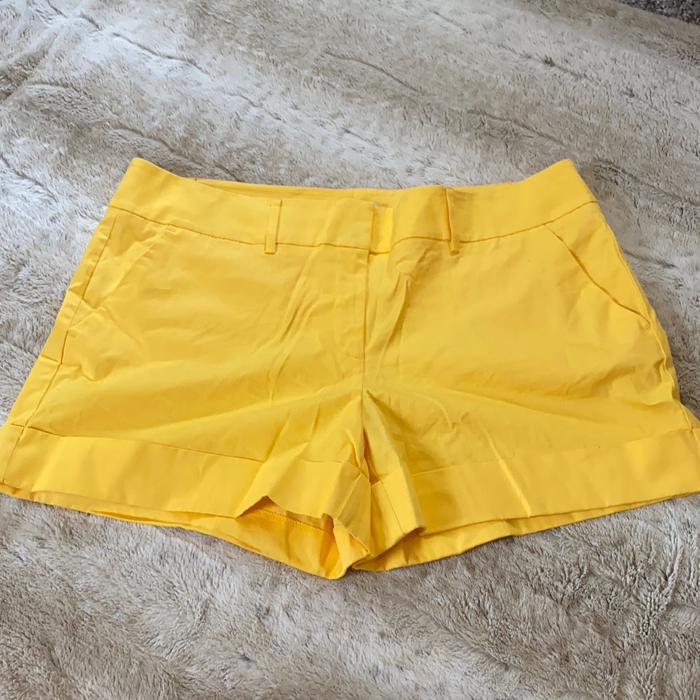 New York & Company - Yellow Shorts. Size 14.